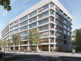 Implenia est responsable des travaux de gros œuvre pour la construction neuve du centre de recherche et de formation en médecine de l’Université de Berne, sur le site de l’Hôpital de l’Ile.