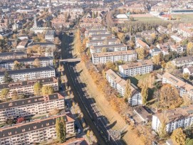 Les premiers travaux préparatoires pour l'adaptation du profil et la remise en état de l'axe Bâle St. Jean - Bâle CFF débuteront en août.