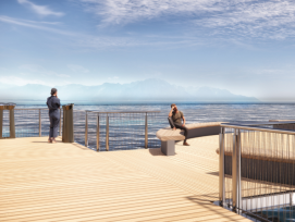 Montreux célèbre la musique avec un ponton rénové et interactif, et le retour de la stature de Fred Mercury.