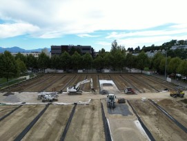 Le terrain B du stade du Croset passe au synthétique, un projet durable et tourné vers l’avenir.