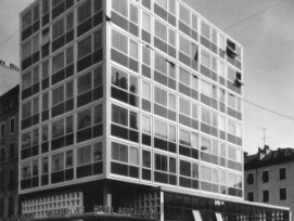 Vue générale de l’Hôtel de l’Ancre en 1960.