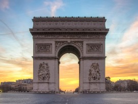 L’Arc de Triomphe à Paris, source d’inspiration pour le projet «Arc de Trump» imaginé par Donald Trump à Washington.