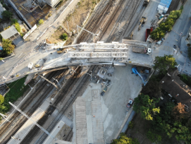 Le pont de Beaulieu a été démantelé à l’automne 2018 afin de permettre la circulation des trains à deux niveaux des CFF. Sa reconstruction, accompagnée de nouveaux aménagements routiers, est actuellement en cours de réalisation.