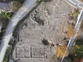 Une villa romaine a été mise au jour lors de fouilles sur le chantier d’un futur établissement médico-social à Bex (VD).