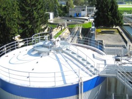 STEP de Sion‑Châteauneuf, en modernisation pour améliorer le traitement des eaux.