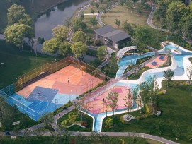 Un parc de 6 000 m² inspiré de l’opéra Kunqu a ouvert ses portes à Kunshan, en Chine.