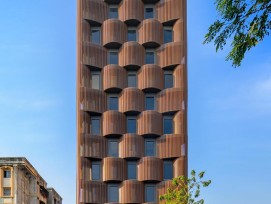 Stella, un immeuble de bureaux indien imaginé pour résister à des températures pouvant atteindre 48 °C.