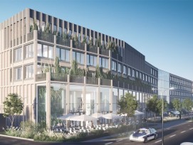 Le bâtiment moderne et durable accueillera plus de 1400 collaborateurs dans le cadre d’un contrat de près de 196 millions de francs .