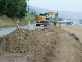 Réalisation d’une piste cyclable et de passage inférieur à petite faune sous la RC5 entre Saint-Blaise et Cornaux.