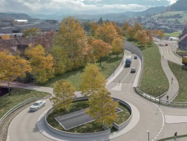 Un nœud routier central du projet « Emmentalwärts », destiné à fluidifier le trafic et améliorer la sécurité dans l’agglomération.