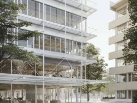 Aperçu du futur bâtiment de laboratoires prévu à Rosental Mitte.