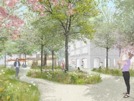 Espaces publics Glariers Sierre