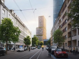 La tour se divise en trois sections. A hauteur des deux niveaux, des terrasses ensoleillées et végétalisées devraient voir le jour.