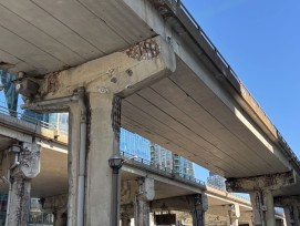 La durée de vie du béton armé ne dépend pas seulement du matériau, mais aussi du climat du site. C'est précisément cette influence que les chercheurs de l'EPFZ souhaitent mieux prévoir à l'avenir.