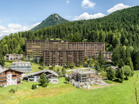 Le futur quartier résidentiel prendra place sur le site de l’ancienne clinique d’altitude de Davos Valbella.