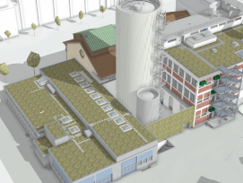 Le futur réservoir de chaleur de Volta constituera un élément clé de la décarbonisation du chauffage urbain bâlois et de l'objectif zéro émission nette du canton de Bâle-Ville.