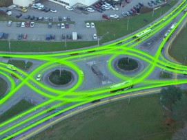 Certaines zones de circulation étant actuellement peu lisibles, le double-giratoire de Belle-Croix bénéficiera d'un marquage et d'une signalisation plus clairs.