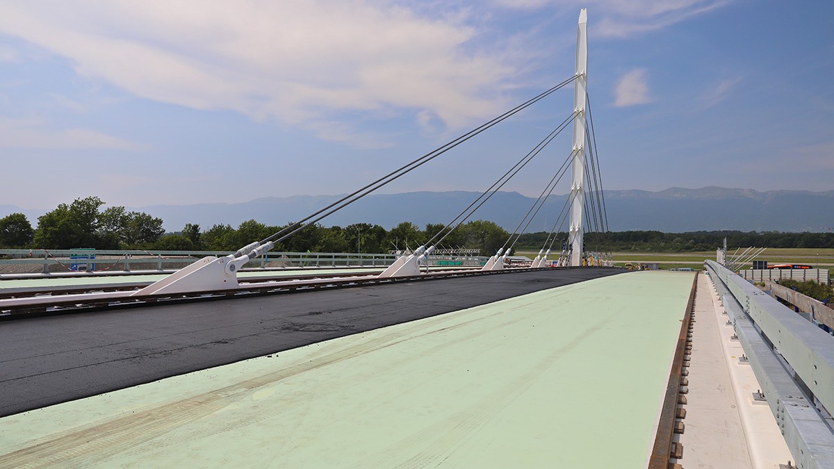 Pont haubané gd saconnex 1