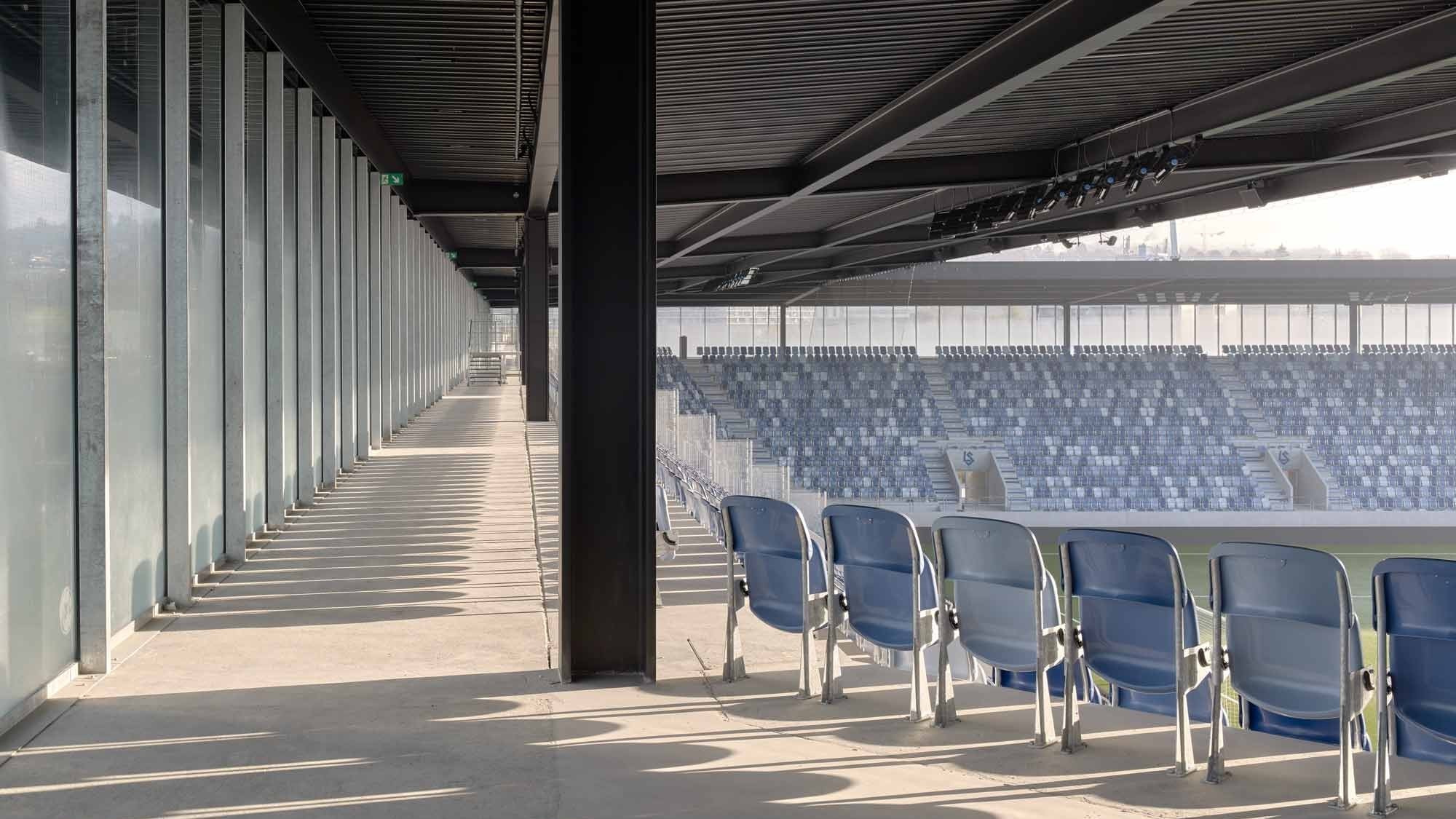 Le stade de la Tuilière à Lausanne a remporté le troisième prix.