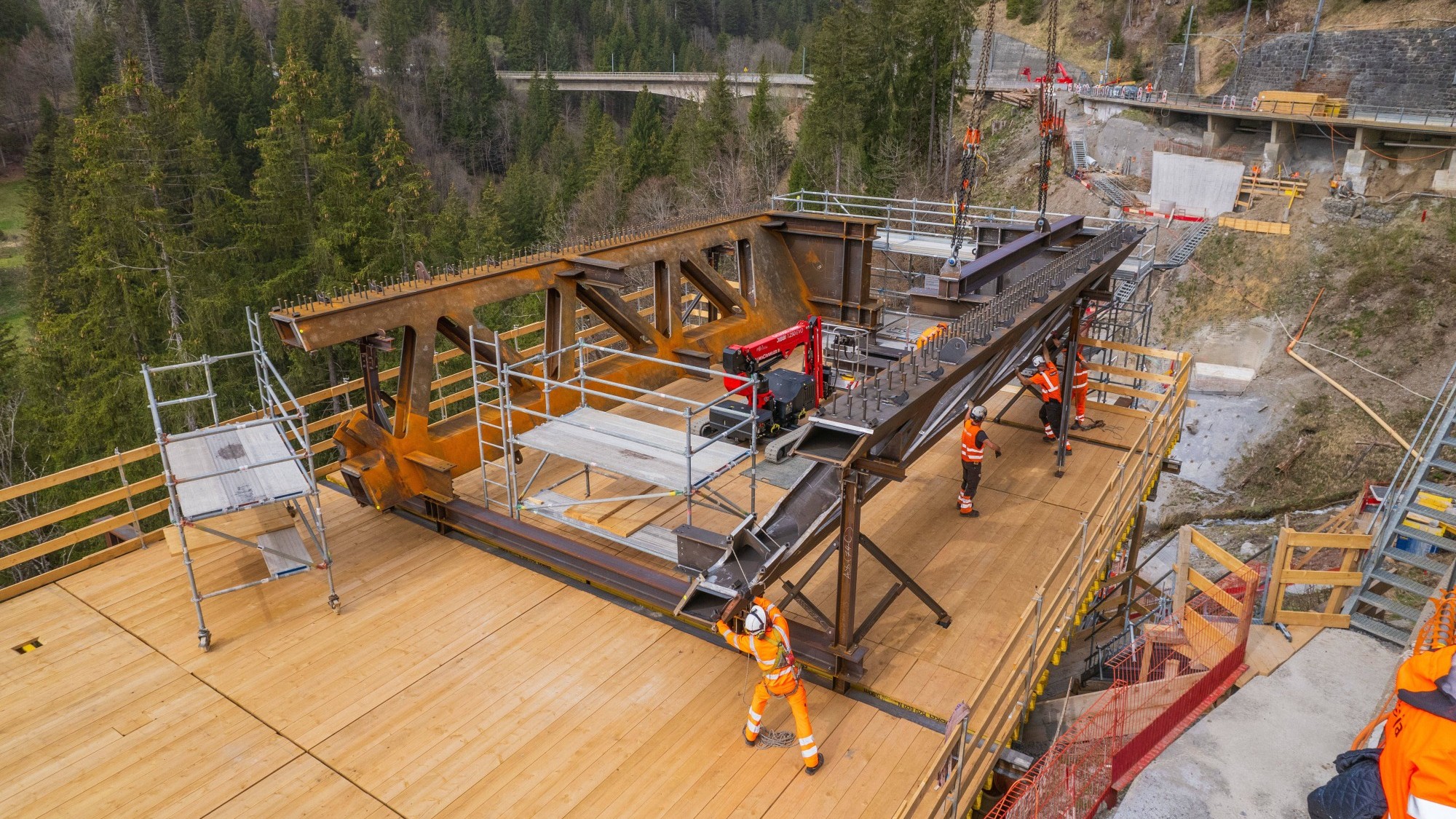 Pont ferroviaire et routier de la Barboleuse